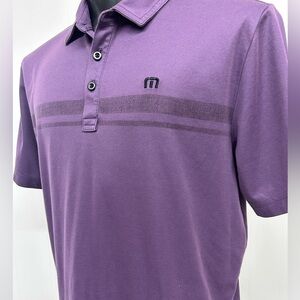 TRAVIS MATHEW men’s size large purple soft cotton golf shirt